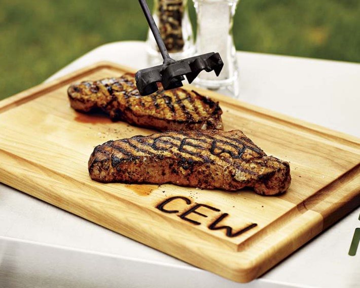 Monogrammed Brand and Carving Board, Williams Sonoma