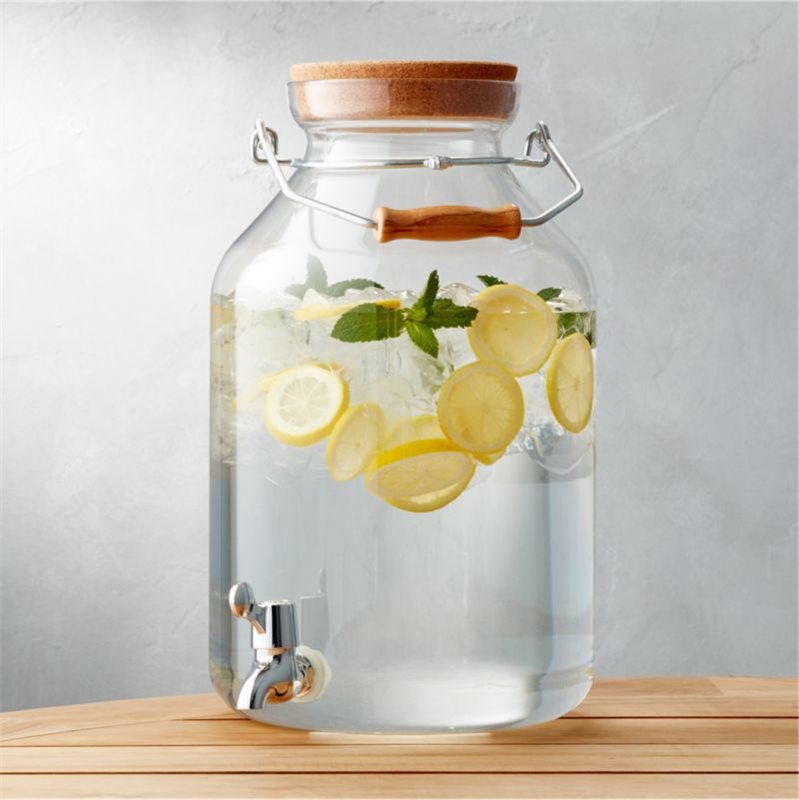 Acrylic Drink Dispenser, Crate and Barrel