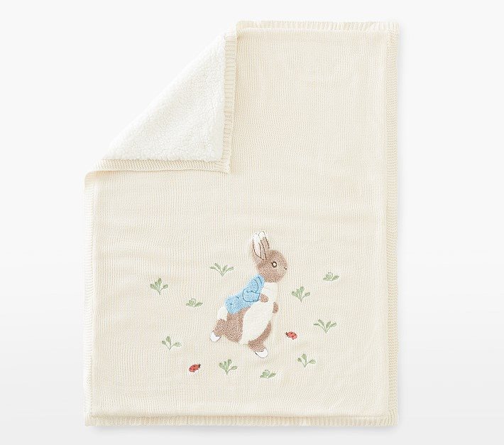 Peter Rabbit Heirloom Baby Blanket, Pottery Barn Kids