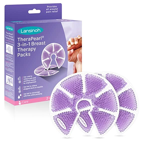 Lansinoh TheraPearl 3-in-1 Breast Therapy Pack, Lansinoh