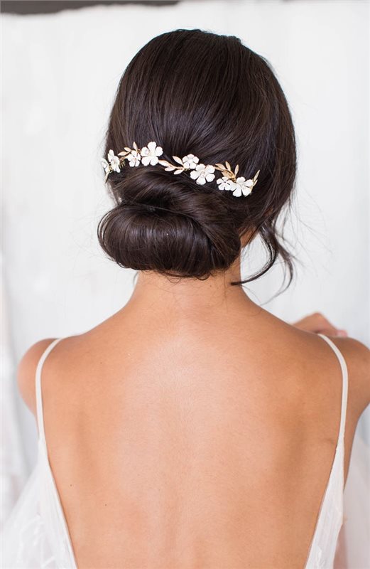 Thisbe Floral Halo Comb, Brides & Hairpins