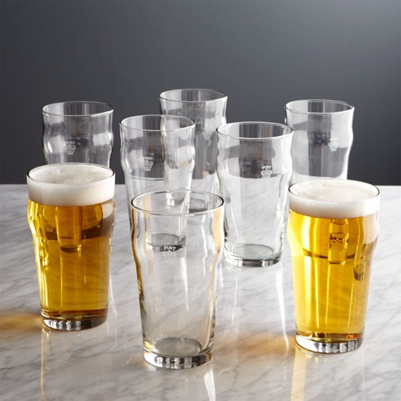 Pint Glass Tumblers | Crate and Barrel