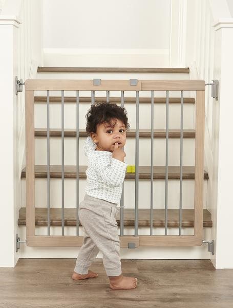 Heritage and Home™ Wooden Stairway Safety Gate | Regalo Baby
