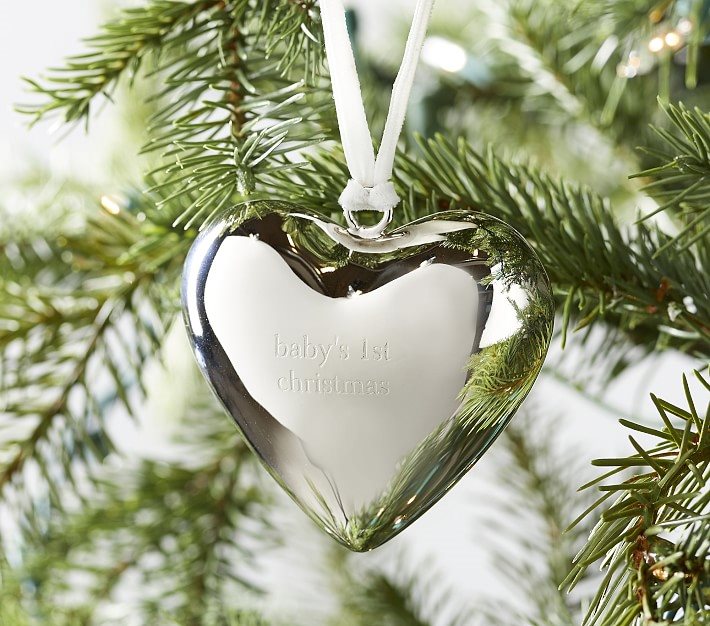 Heart-Shaped Christmas Ornament | Pottery Barn Kids