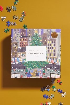 Holiday On Ice Puzzle | Anthropologie