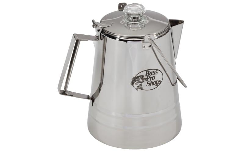 Bass Pro Shops 14-Cup Stainless Steel Campfire Percolator | Bass Pro Shops