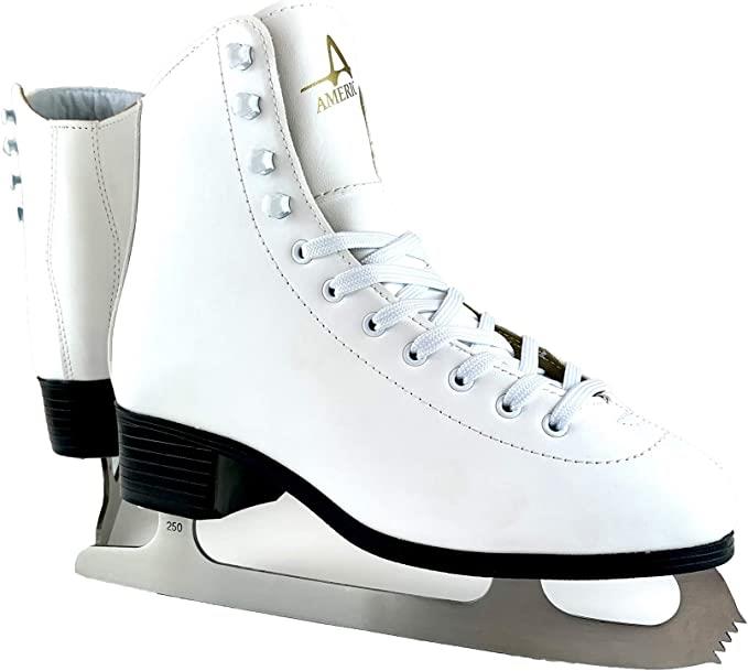 American Athletic Shoe Women's Tricot Lined Ice Skates | Amazon