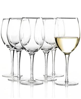 Lenox Tuscany White Wine Glasses 6 Piece Value Set | Macy's