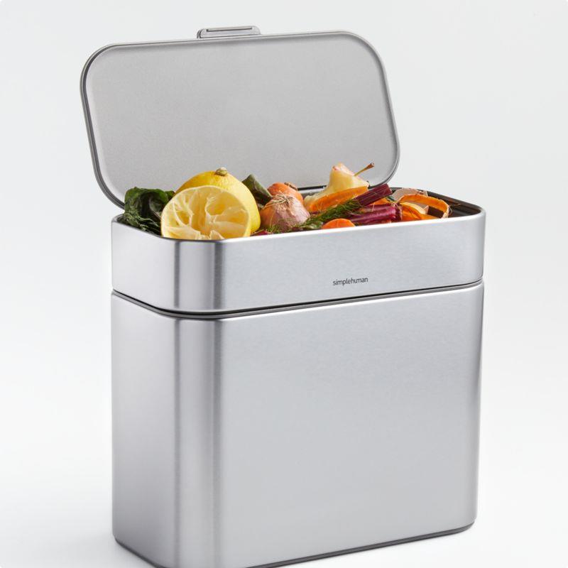 simplehuman Compost Caddy + Reviews | Crate & Barrel