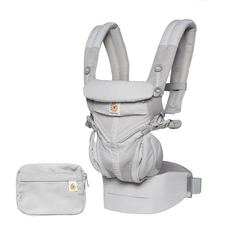 Pearl Grey Omni 360 Mesh Baby Front Carrier | Ergobaby
