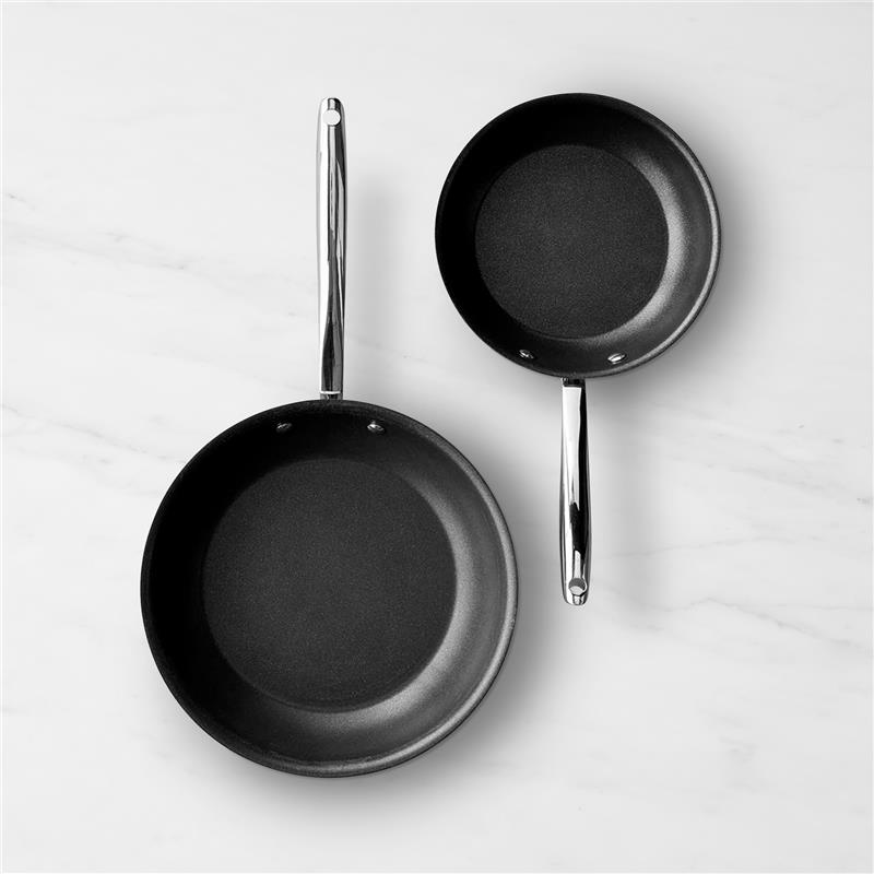 Signature Thermo-Clad™ Stainless-Steel Nonstick Frying Pan Set | Williams Sonoma