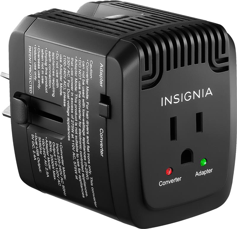 Insignia™ All-in-One Travel Adapter and Converter | Best Buy