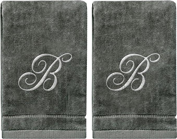 Monogrammed Towels Fingertip | Amazon