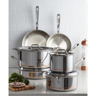 All-Clad Copper Core 5-Ply Bonded 10-Piece Cookware Set | Bloomingdale's