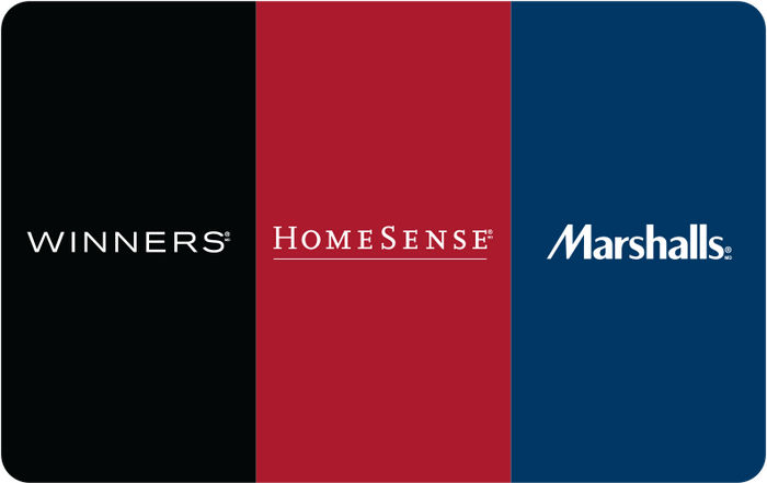 Winners, Marshalls and Homesense Gift Card