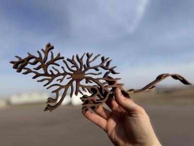 Mouse Neuron by LJ Pilaz | NeuroWoodworks