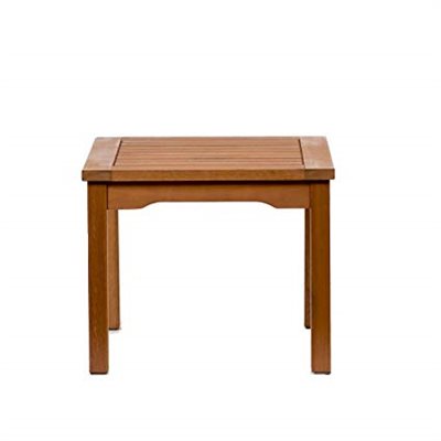 Amazon.com : Amazonia Square and Durable Side Table |Super Quality Eucalyptus Wood| Perfect for Patio and backayard : Garden & Outdoor