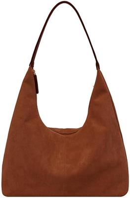 Amazon.com: Slouchy Suede Tote Bag Shoulder Bags For Women Underarm Bag Women’s Work Purses Crescent Bag Suede Handbag Travel Winter Fall : Clothing,