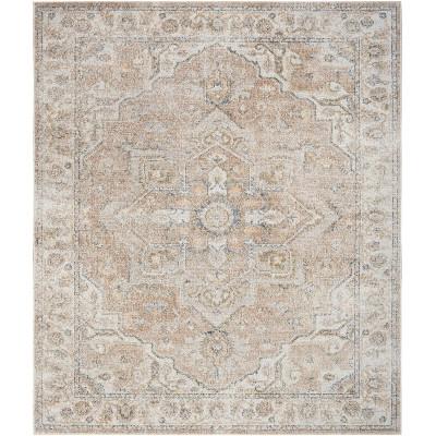 Nourison Astra Machine Washable 710 x 10 Beige Vintage Indoor Flatweave Rug : Target