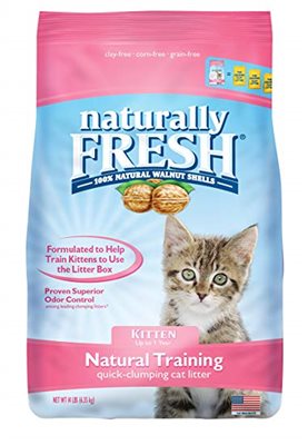 AmazonSmile : Naturally Fresh Walnut-Based Kitten Training Household Quick-Clumping Cat Litter, 14 lb : Gateway