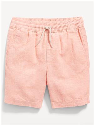 Functional-Drawstring Linen-Blend Shorts for Toddler Boys | Old Navy