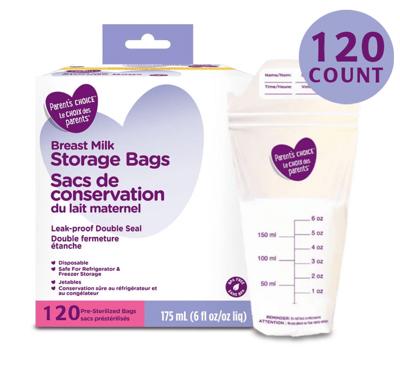 Parent’s Choice Breast Milk Storage Bags - Walmart.ca