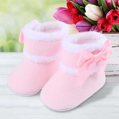 NOKIO Unisex Baby Booties for Baby 0-18 Months, Warm Fleec𝖾 Anti-Slip Soft Sole House Slippers with Flexible Outsole - Walmart.ca