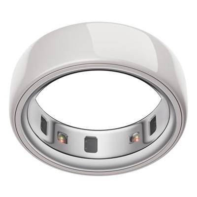 Oura Ring 4 Ceramic - Cloud - Size 6 - Size Before You Buy
