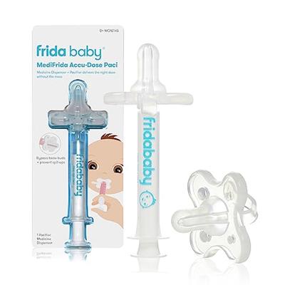 Frida Baby Medicine Pacifier, Medi Frida Baby Medicine Syringe & Accu-Dose Pacifier, Baby Medicine Dispenser for Mess & Fuss Free Use