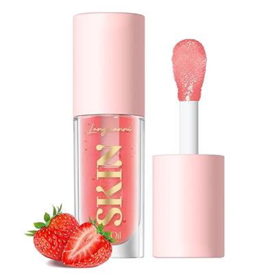 Amazon.com : LANGMANNI Moisturizing Lip Oil,No-Sticky Lip Gloss Lip Balm Lip Care,Fruit Flavoured Lip Oil For Dry Lips Moisturizing Hydrating And Nou
