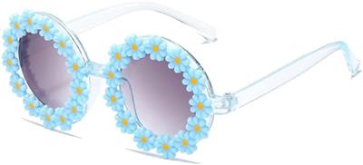 Amazon.com: Round Flower Sunglasses for Girls Flower Shaped Cute Glasses UV 400 Protection Outdoor Beach Girl Boy Gifts : Clothing, Shoes & Jewelry