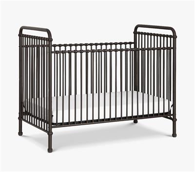Namesake Abigail 3-in-1 Metal Convertible Crib, Vintage Iron