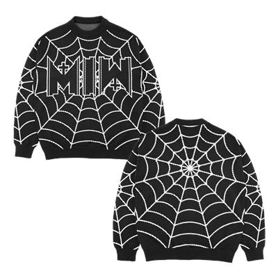 Spiderweb Knit Sweater (Black) – Motionless In White