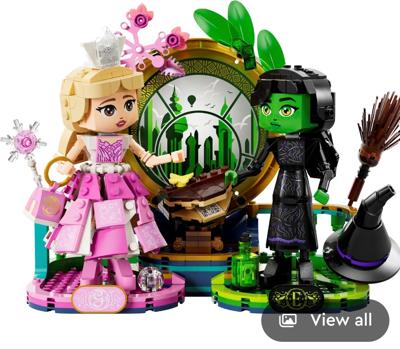 elphaba & glinda figures
