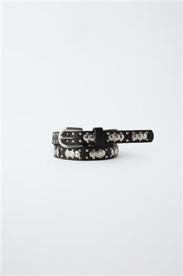 STUDDED BELT - Black | ZARA Canada