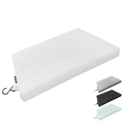 Gooo&Ma Shower Cushion, Non-Slip Air Fiber Bath Pad, White