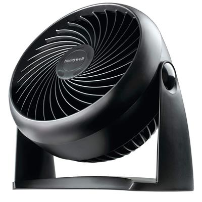 Honeywell TurboForce® Tilt-Head Portable Air Circulator Table/Desk Fan, 3-Speed, Black, 7-in