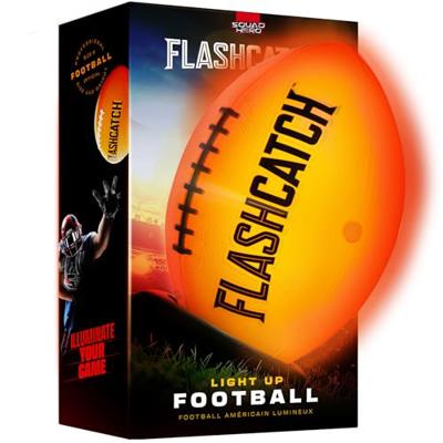 FlashCatch Light Up Football - Glow in The Dark Ball - NO 6 - Boys Gifts - Outdoor Sports, Birthday Gifts for Boys 8-15+ Year Old - Kids Teenage Youth