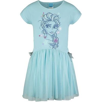 Disney Frozen Elsa Toddler Girls Dress Blue 3t : Target