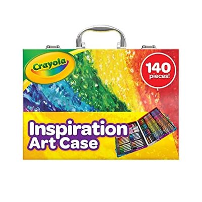 Crayola Inspiration Art Case Coloring Set - Pink (140ct), Art Set For Kids,  Kids Drawing Kit, Art Supplies, Gift for Girls & Boys [ Exclusive] :  Toys & Games 