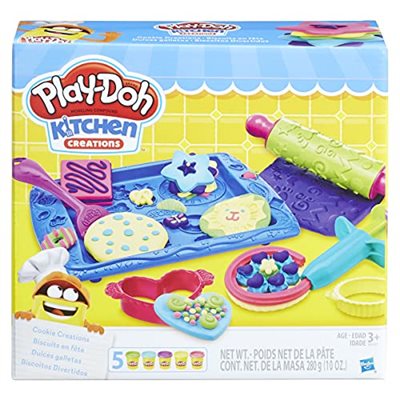 Play-Doh Kitchen Creations Spiral Fries Playset for Kids 3 Years and Up  with Toy French Fry Maker, Drizzle, and 5 Modeling Compound Colors,  Non-Toxic