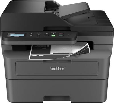 Brother DCP-L2640DW Wireless Compact Monochrome Multi-Function Laser Printer with Copy and Scan, Duplex, Black & White Output | Includes R