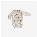 Cotton L/S Onesie - Edible Forest Mushrooms – bitte