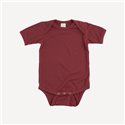 short sleeve lap neck bodysuit | sun-dried tomato | bamboo – kate quinn