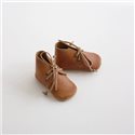 Soft-sole Leather Desert Baby Boots - Apricot – bitte