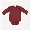 long sleeve lap neck bodysuit | sun-dried tomato | bamboo – kate quinn