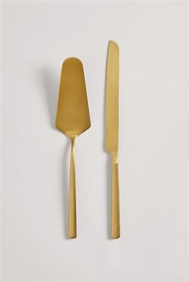 Soft Gold Nolan Cake Server - Serving | Country Road