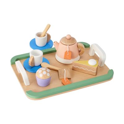 13 Piece Wooden Tea Playset - Kmart