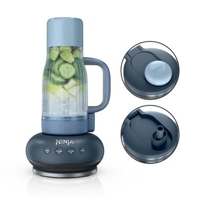 Ninja Blendboss™ | Personal Blender for Smoothies & Frozen Drinks | 26oz Travel Tumbler with LeakProof Lid, Chug Spout & Detachable Straw | Auto-iQ Te