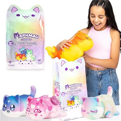 Amazon.com: Aphmau MeeMeows 11” Classic Mystery Plush, Elemental, YouTube Minecraft Gaming Channel, Aphmau Plush Mystery Box, Blind Box, 1 of 13 Possi